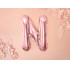 Globo foil letra N oro rosa