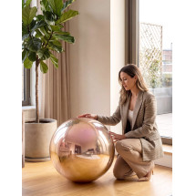 Globo gigante bola de espejo iridiscente 60 cm