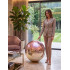 Globo gigante bola de espejo iridiscente 60 cm