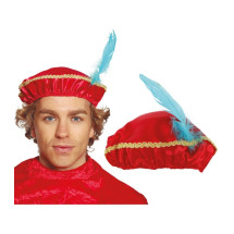 Gorro de Paje Real Color Rojo para Disfraces de Navidad y Re...