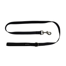 Gotoo Correa de nylon negra reflectante para perros