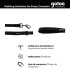 Gotoo Correa de nylon negra reflectante para perros