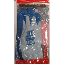 Guantes GUANTES DE LATEX SUPER-GRIP AZUL Talla 9