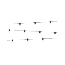 Guirnalda luminosa tipo verbena LED negra 5 m