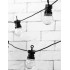 Guirnalda luminosa tipo verbena LED negra 5 m