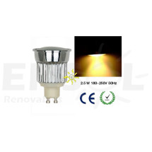 Ico-GE Dicroica LED 2.5W GU10 Blanco Cálido