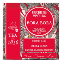 Infusión de frutas Bora Bora Fresa Mango, Caja de 50 Píramid...