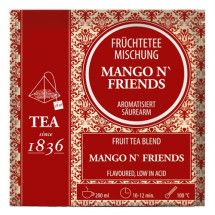 Infusion de Frutas de Mango, Caja de 50 P&iacute;ramides