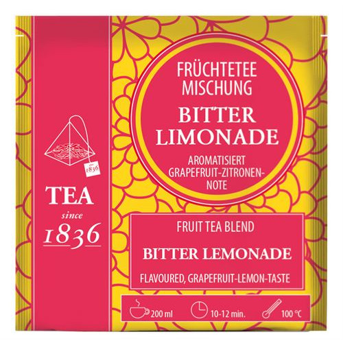 Infusi&oacute;n de Frutas Pomelo y Lim&oacute;n, Caja de 50 P&iacute;ramides en Bolsas