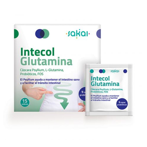 Intecol Glutamina &middot; Sakai &middot; 15 Sobres