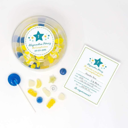 Invitaciones Cumplea&ntilde;os Estrellas