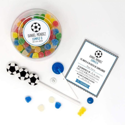 Invitaciones Cumplea&ntilde;os F&uacute;tbol