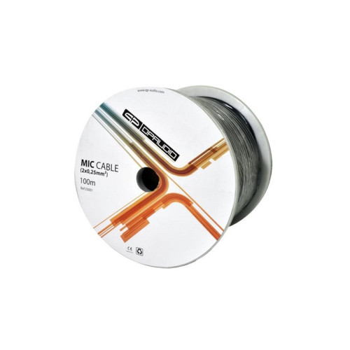JBSystem MC-01 | Bobina Cable Micr&oacute;fono 2x0,25mm 100m