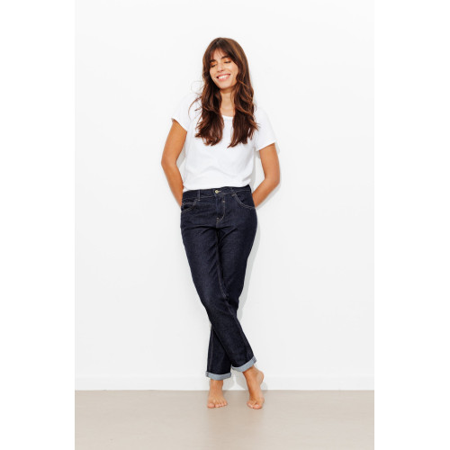 Jean girlfriend crop LUCIEN