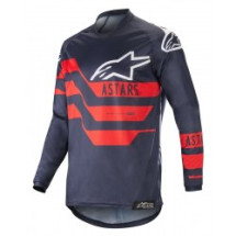 JERSEY ALPINESTARS RACER FLAGSHIP AZUL ROJO
