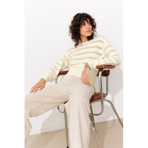 Jersey corto cuello barco