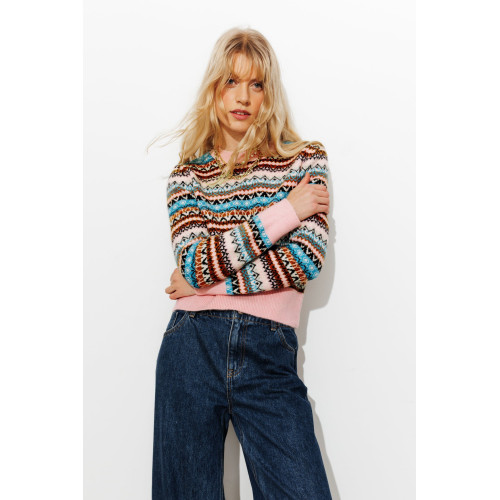 Jersey jacquard escandinavo