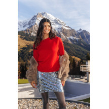 Jersey manga corta con brillo