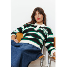 Jersey polo de rayas