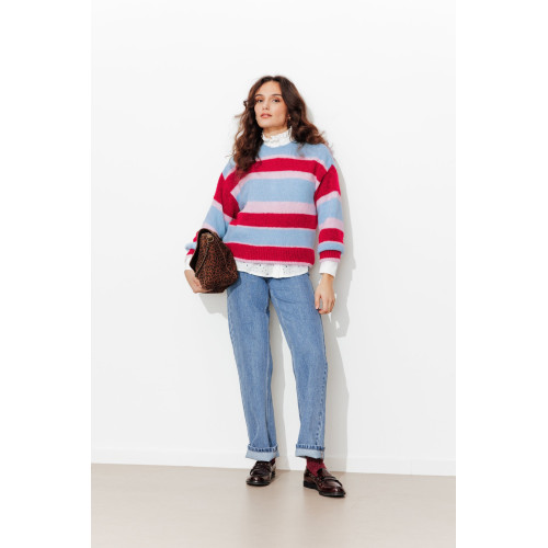 Jersey de rayas oversize