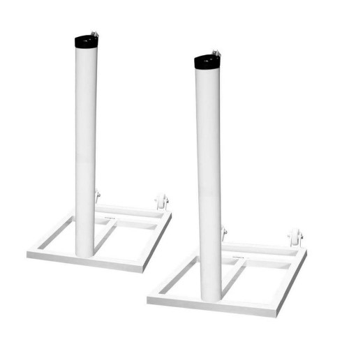 Juego Postes Tenis Trasladables Aluminio &Oslash;90mm