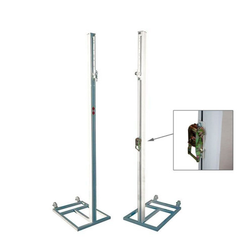 Juego Postes Voleibol Trasladables - Altura Regulable - Aluminio