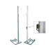 Juego Postes Voleibol Trasladables - Altura Regulable - Aluminio