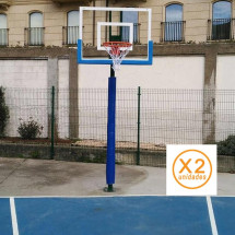 Juego Protectores Postes Canastas 80x80mm