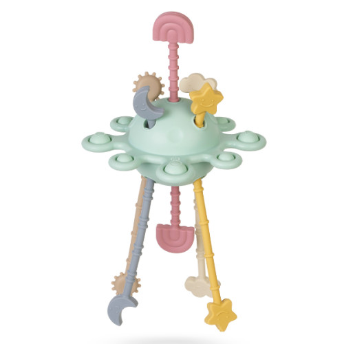 Juguete sensorial Planet Fun mint