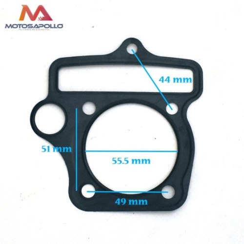 Junta culata 55.50 mm 140cc pit bike/quad