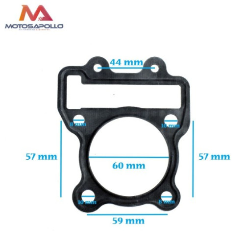 Junta culata 60mm 150cc/160cc YX pit bike