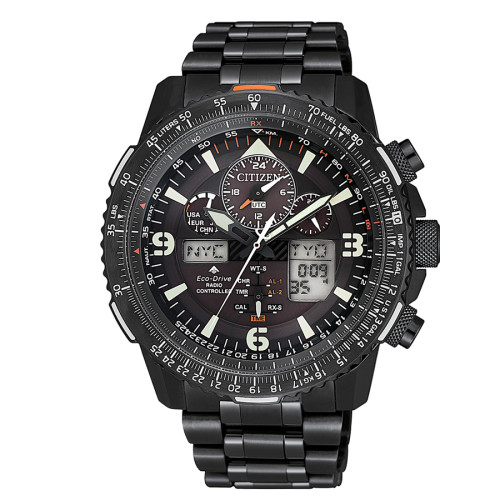 Jy8075-51e reloj Citizen radiocontrolado negro