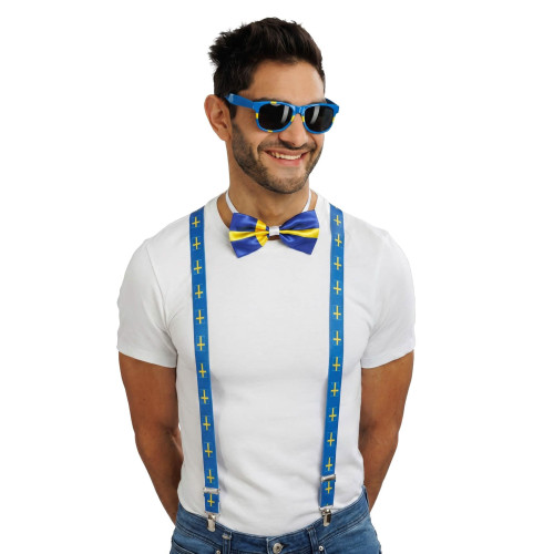 Kit accesorios hincha Suecia adulto