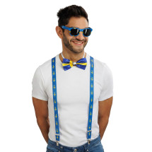 Kit accesorios hincha Suecia adulto