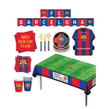 Kit de cumpleaños FC Barcelona 44 piezas