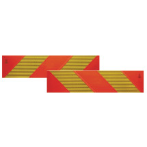 Kit Placas Reflectantes Camión 565x132 mm Aluminio ECE 70.01