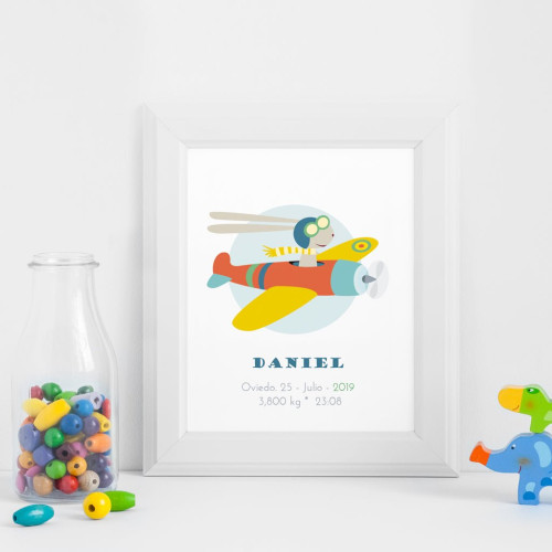L&aacute;mina personalizada Aviador