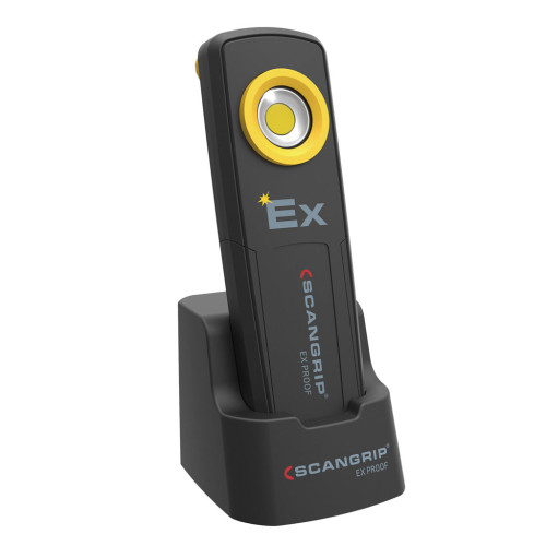 L&aacute;mpara LED ATEX Zona 0/20 Recargable con Im&aacute;n y Cabezal 180&deg;