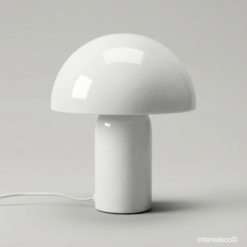 L&aacute;mpara de noche infantil Mushroom Blanco