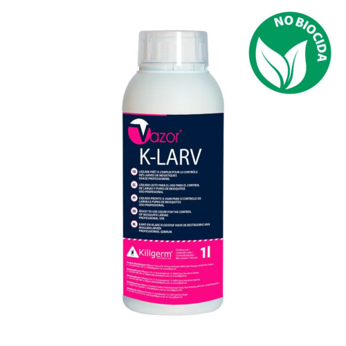 Larvicida mosquitos K-Larv 1 litro para aguas estancadas - Vazor