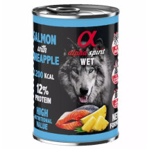 Lata Alpha Spirit Grain Free Salmon y Piña 400gr