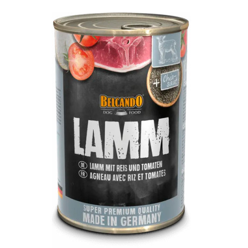 Lata Belcando Cordero con Arroz y Tomate 400g