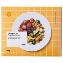 LÄTTLAGAT Albóndigas pollo con patatas asadas - comida prepa...