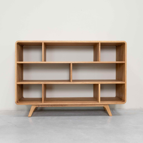 Libreria de madera maciza roble Geneva 1 | NordicStory