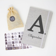 Libreta Personalizada Inicial Nombre