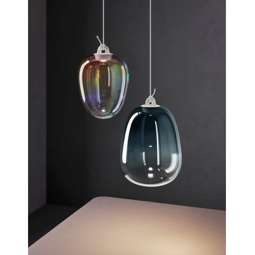 Lodes L&aacute;mpara colgante Obl&ograve; peque&ntilde;a multicolor LED 3000K 21811-0130