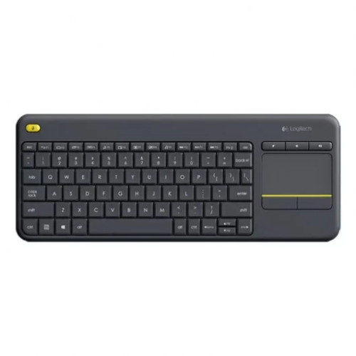 Logitech K400+ Teclado Inal&aacute;mbrico con Touchpad Negro