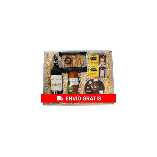 Lote Gran Gourmet vino Arzuaga, queso de La Serena, lomo bellota y conservas