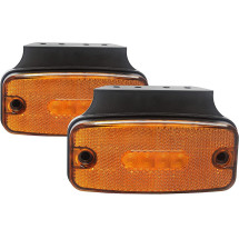 Luz Delimitación Lateral LED Ámbar IP67 ECE Pack 2 para Cami...
