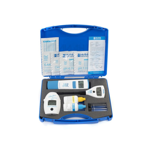 Malet&iacute;n ELECTROLISIS SALINA Cloro Libre, TDS (sal) y pH (HI7014+HI983024 + HI981014) - Hanna